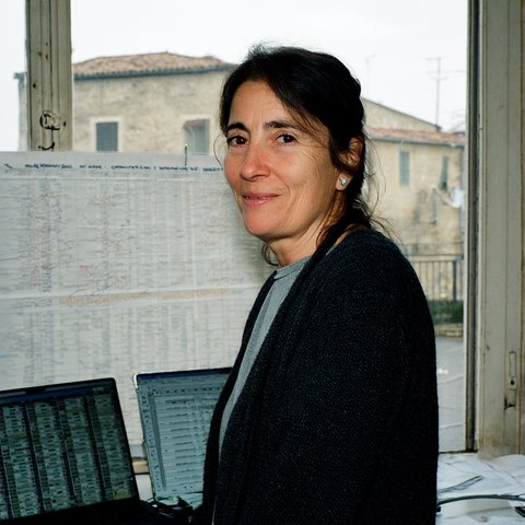 Marilena Trevisan nel suo ufficio a Trieste